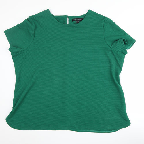 Capsule Women’s Green Basic T-Shirt Size 26