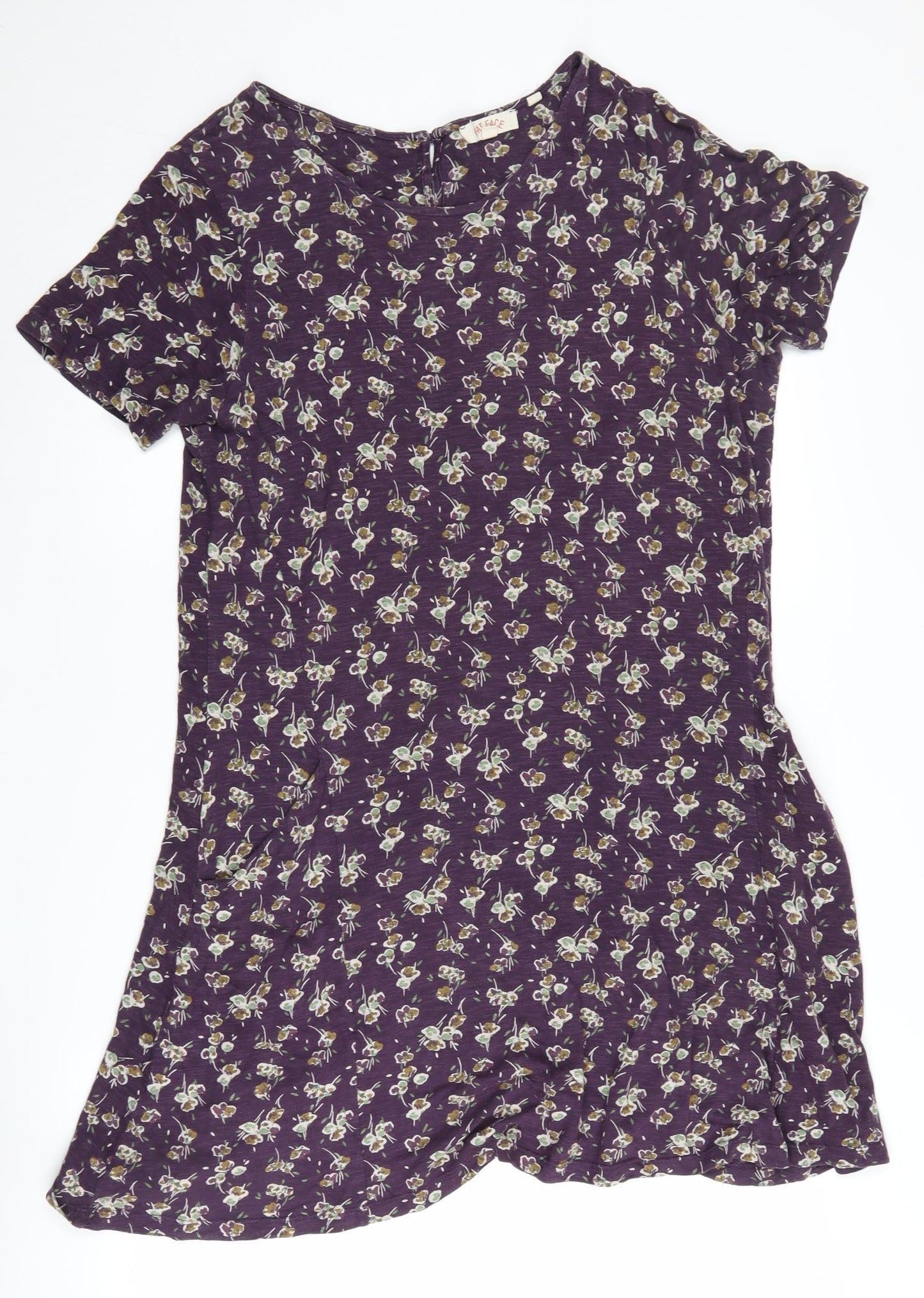 Fat Face Women's Purple Floral Shift Dress Size 14