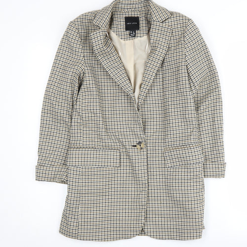 New Look Women's Multicoloured Check Blazer, Size 4