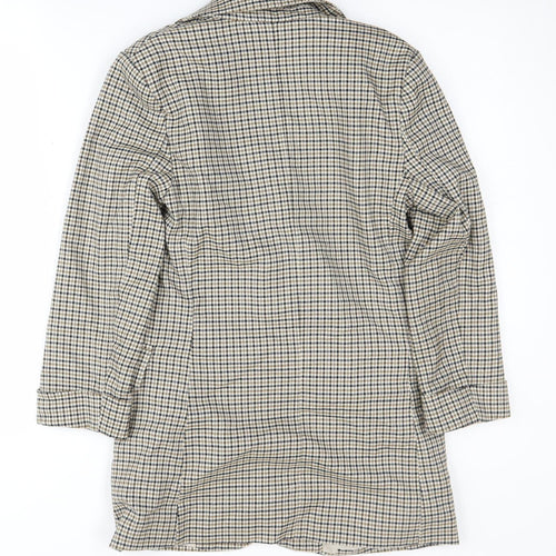 New Look Women's Multicoloured Check Blazer, Size 4