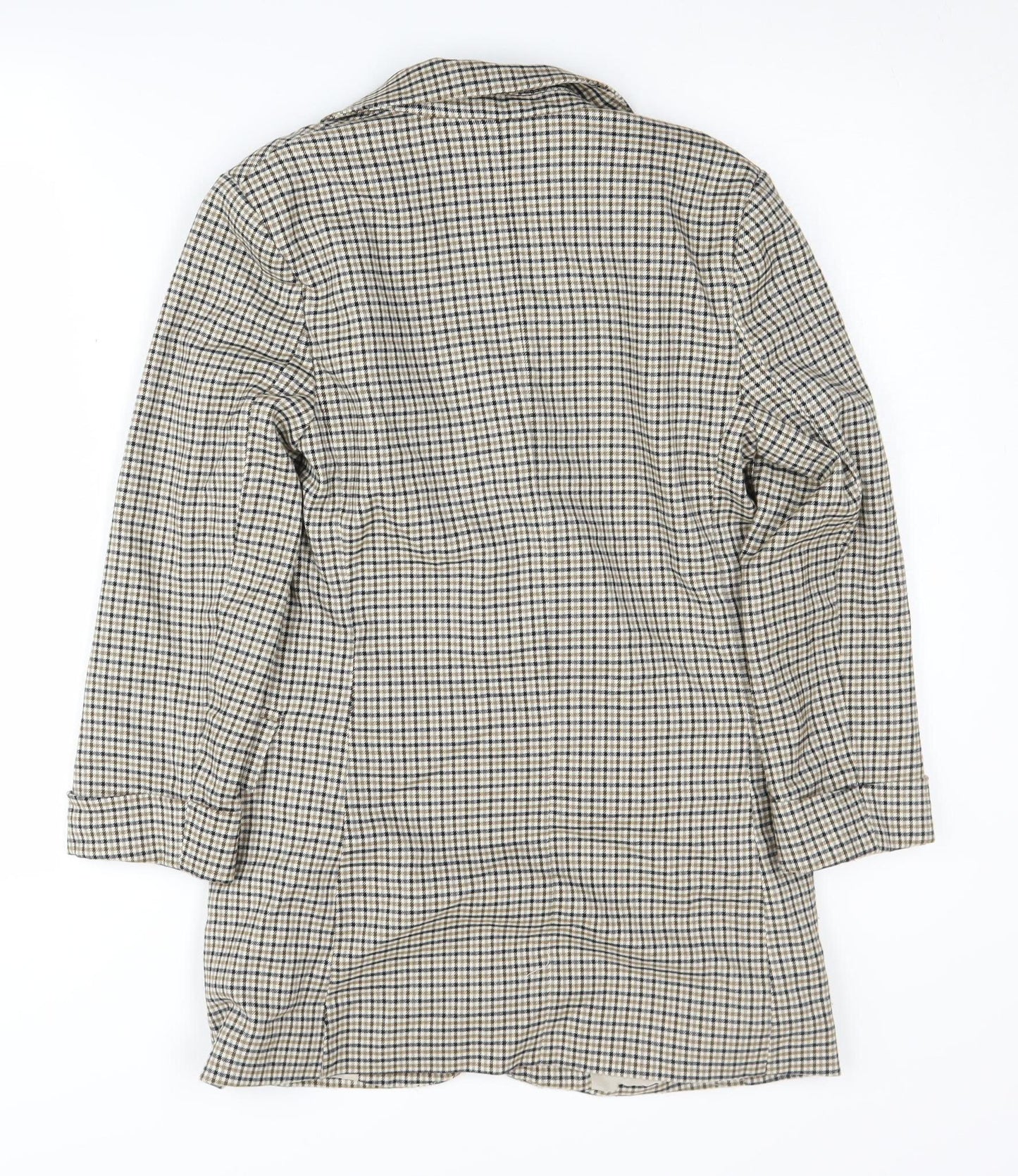 New Look Women's Multicoloured Check Blazer, Size 4