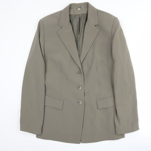 Klass Collection Women's Grey Blazer, Size 16, Business