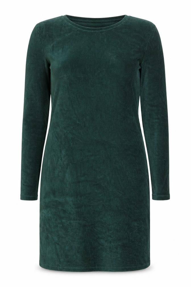 Front view of Pull&Bear Women's Green Bodycon Dress, size L