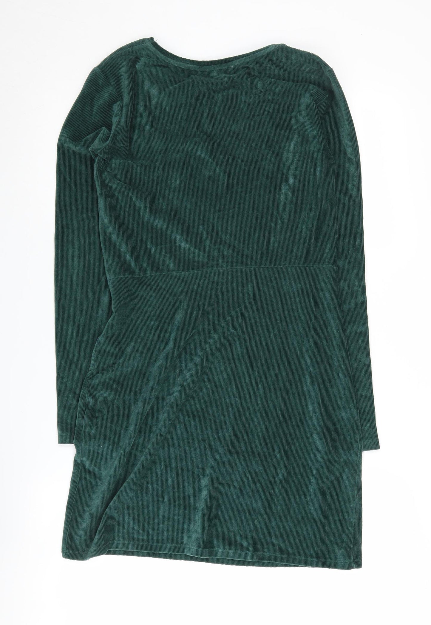 Pull & Bear Women's Green Bodycon Dress, Size L