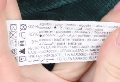 Pull & Bear Women's Green Bodycon Dress, Size L