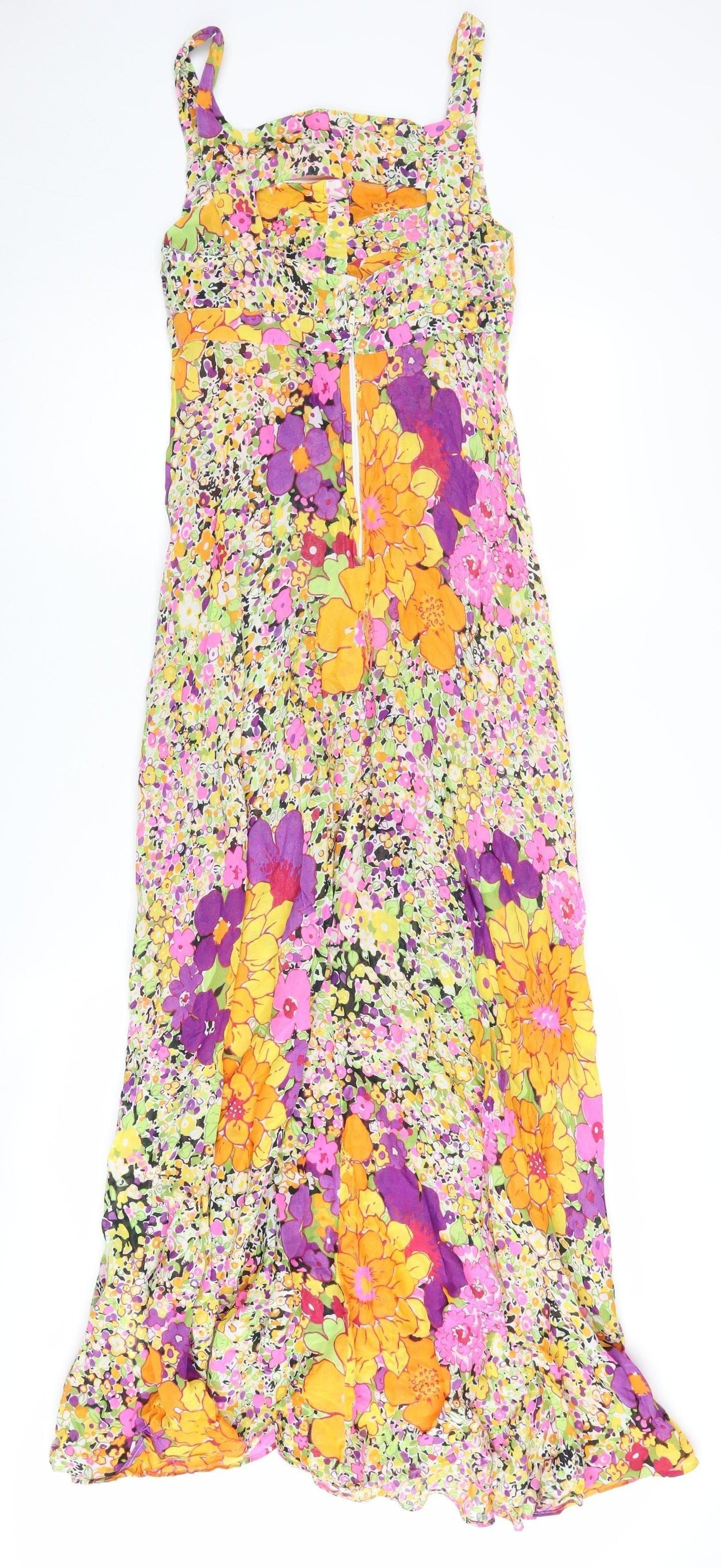 H&M Women's Multicoloured Floral Dress Size 6