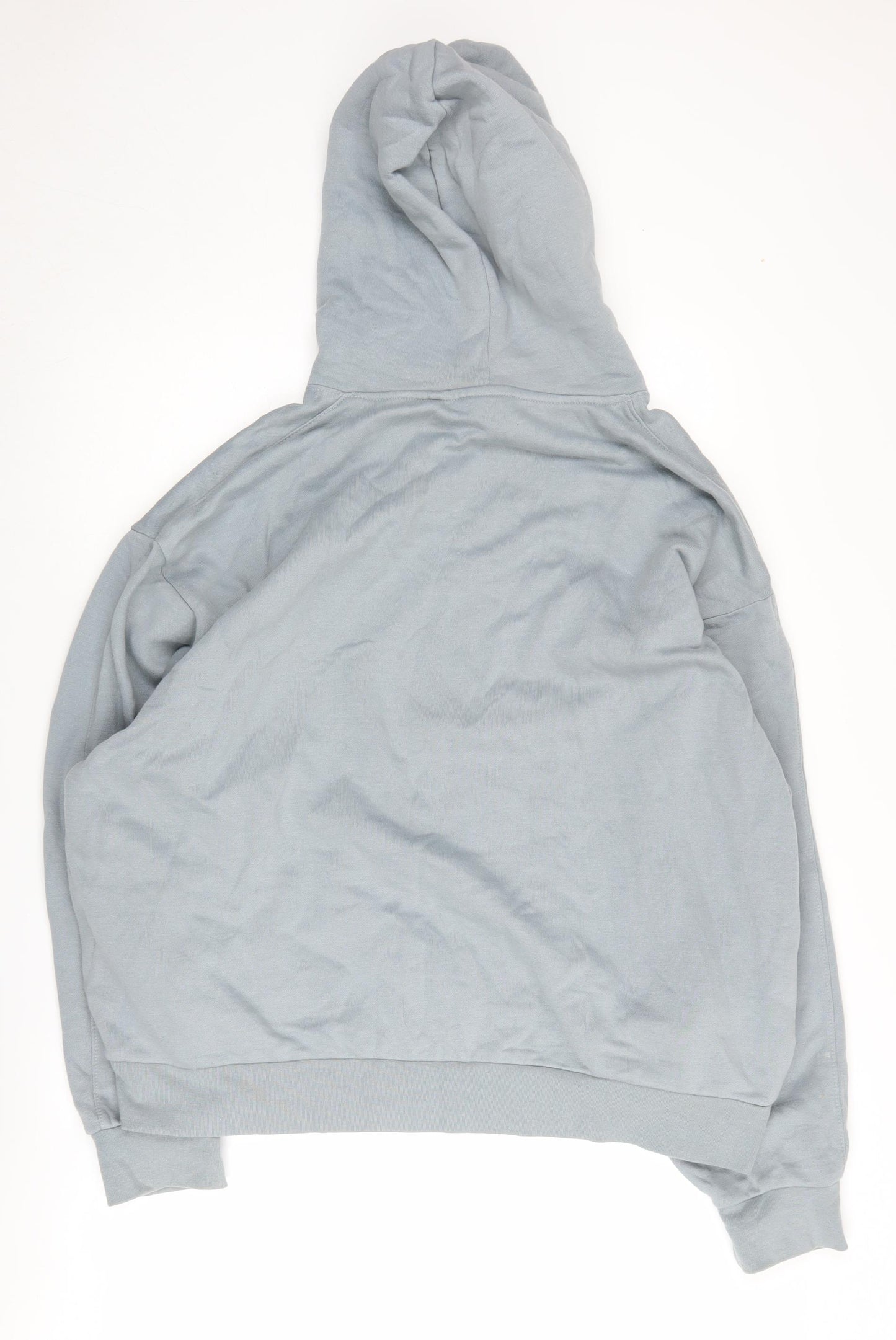 Bershka Men's Grey XL Pullover Hoodie, Casual, Autumn/Winter