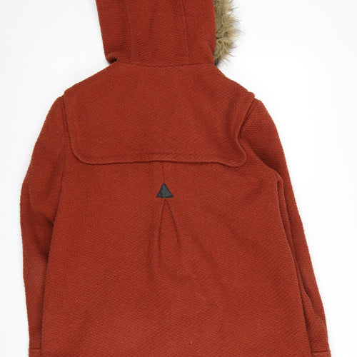 New Look Women's Rust Parka Coat, Size 10