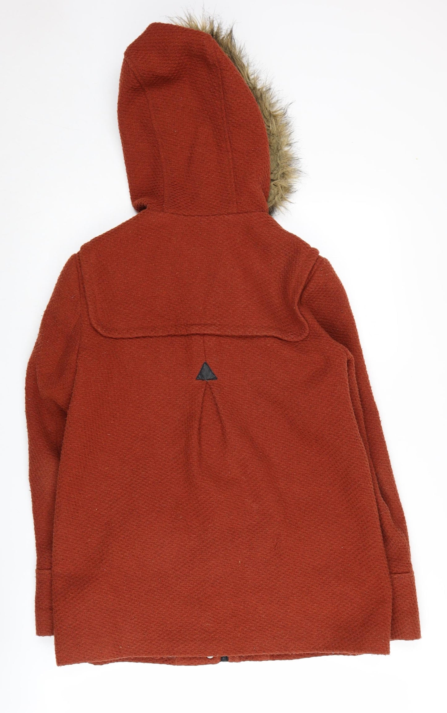 New Look Women's Rust Parka Coat, Size 10