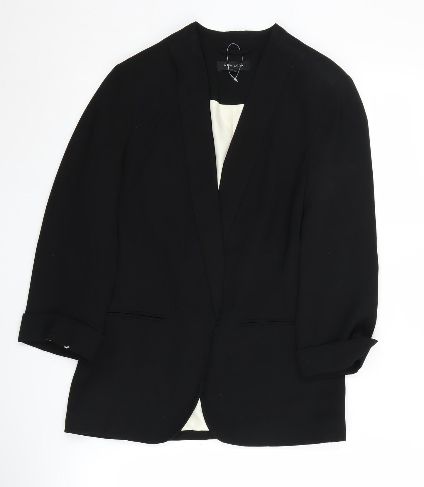 New Look Women's Black Suit Jacket Blazer Size 10