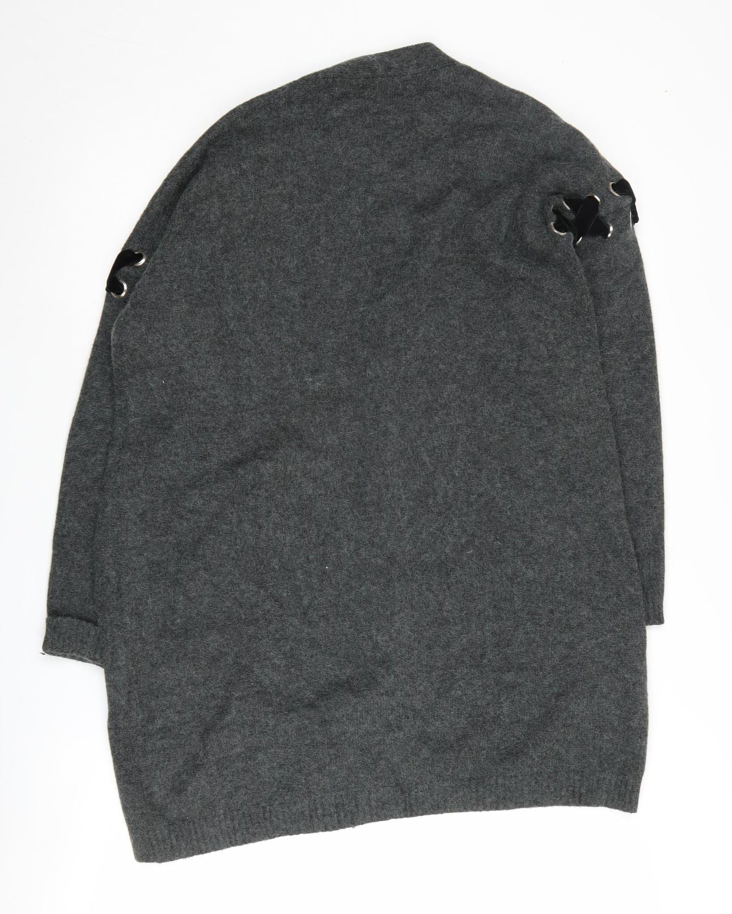 V by Very Women's Grey Cardigan Size 8 Long Sleeve