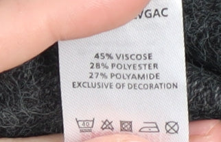 V by Very Women's Grey Cardigan Size 8 Long Sleeve