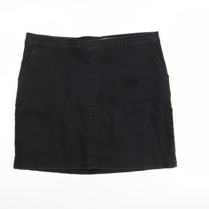 Dorothy Perkins Women’s Black Knee Length Pencil Skirt UK 14