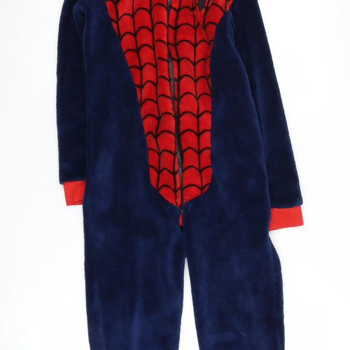 Nutmeg Boys Spider-Man Fleece One Piece, 8-9 Years, Hooded