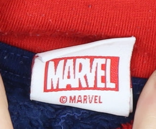 Nutmeg Boys Spider-Man Fleece One Piece, 8-9 Years, Hooded