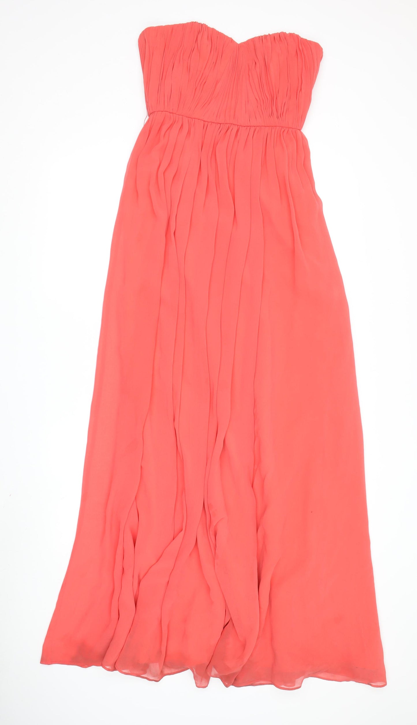 Coast Women’s Red Maxi Dress, Size 6, Strapless