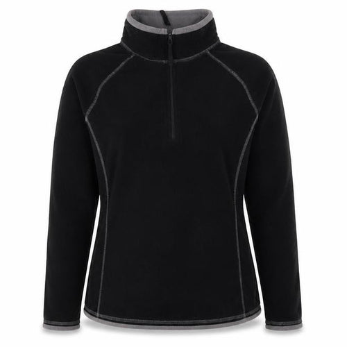 Mountain Warehouse Women's Black Fleece Pullover Sweatshirt 14