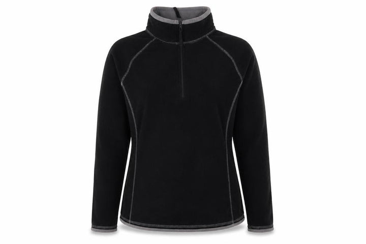 Mountain Warehouse Women's Black Fleece Pullover Sweatshirt 14