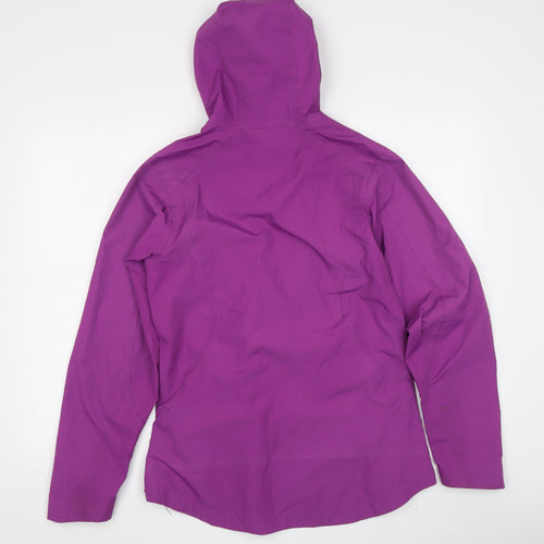 Mountain Warehouse Women's Purple Waterproof Rain Jacket Size 10