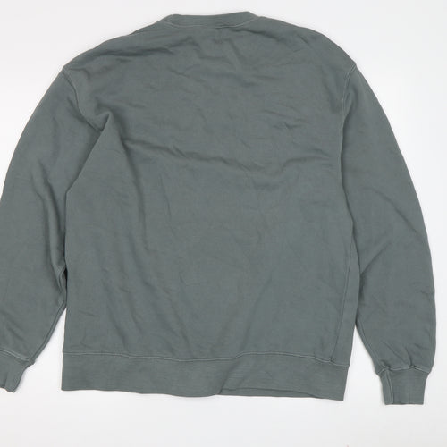 Zara Boys Green Crew Neck Pullover Sweatshirt 13-14 Years