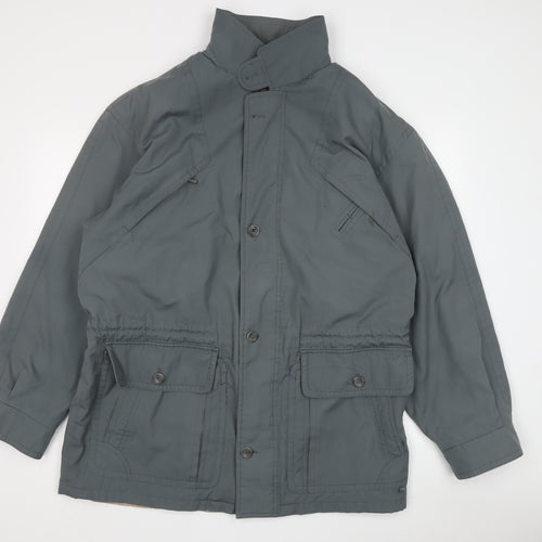 Sportline Men's Grey Cotton Mid-Length Jacket Size 40