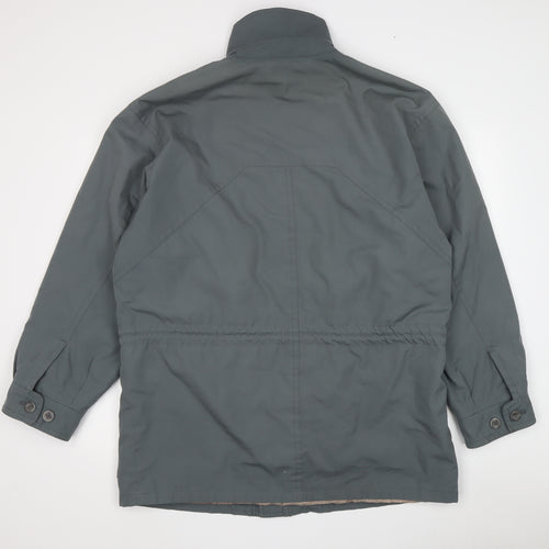 Sportline Men's Grey Cotton Mid-Length Jacket Size 40