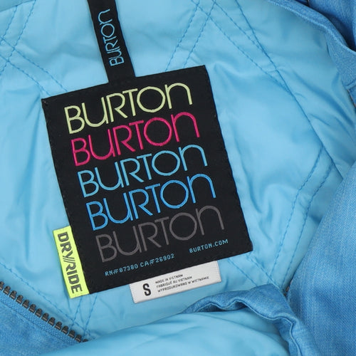 Burton Women's Blue Hooded Softshell Jacket S