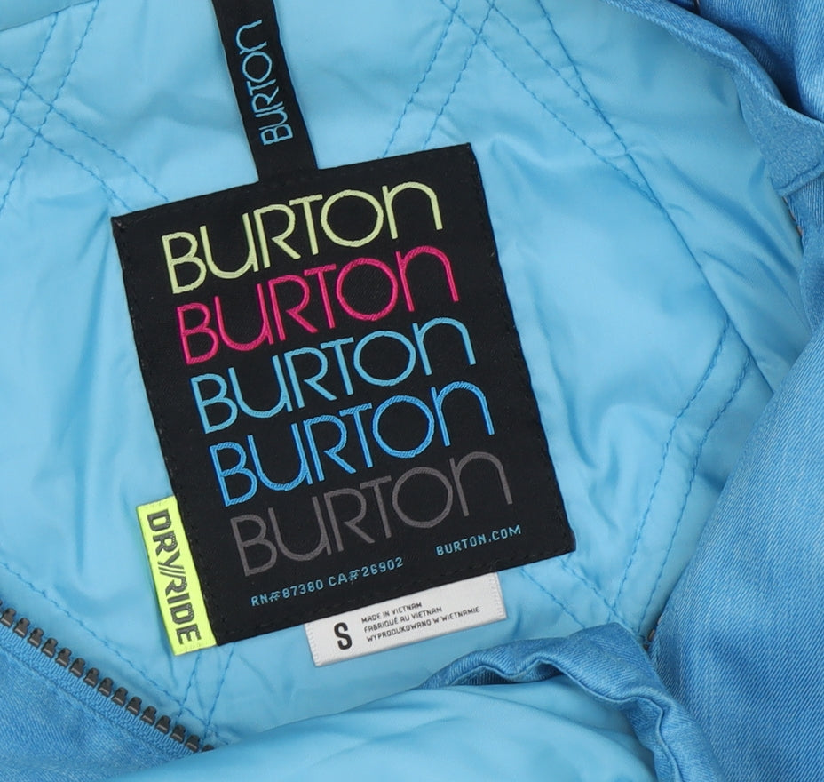 Burton Women's Blue Hooded Softshell Jacket S