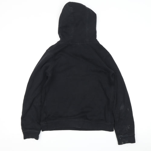 Nike Boys Black Pullover Hoodie, L, Fleece, Hooded