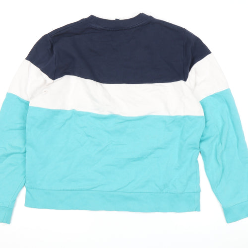 Crew Clothing Women's Blue Pullover Sweatshirt, Size 10