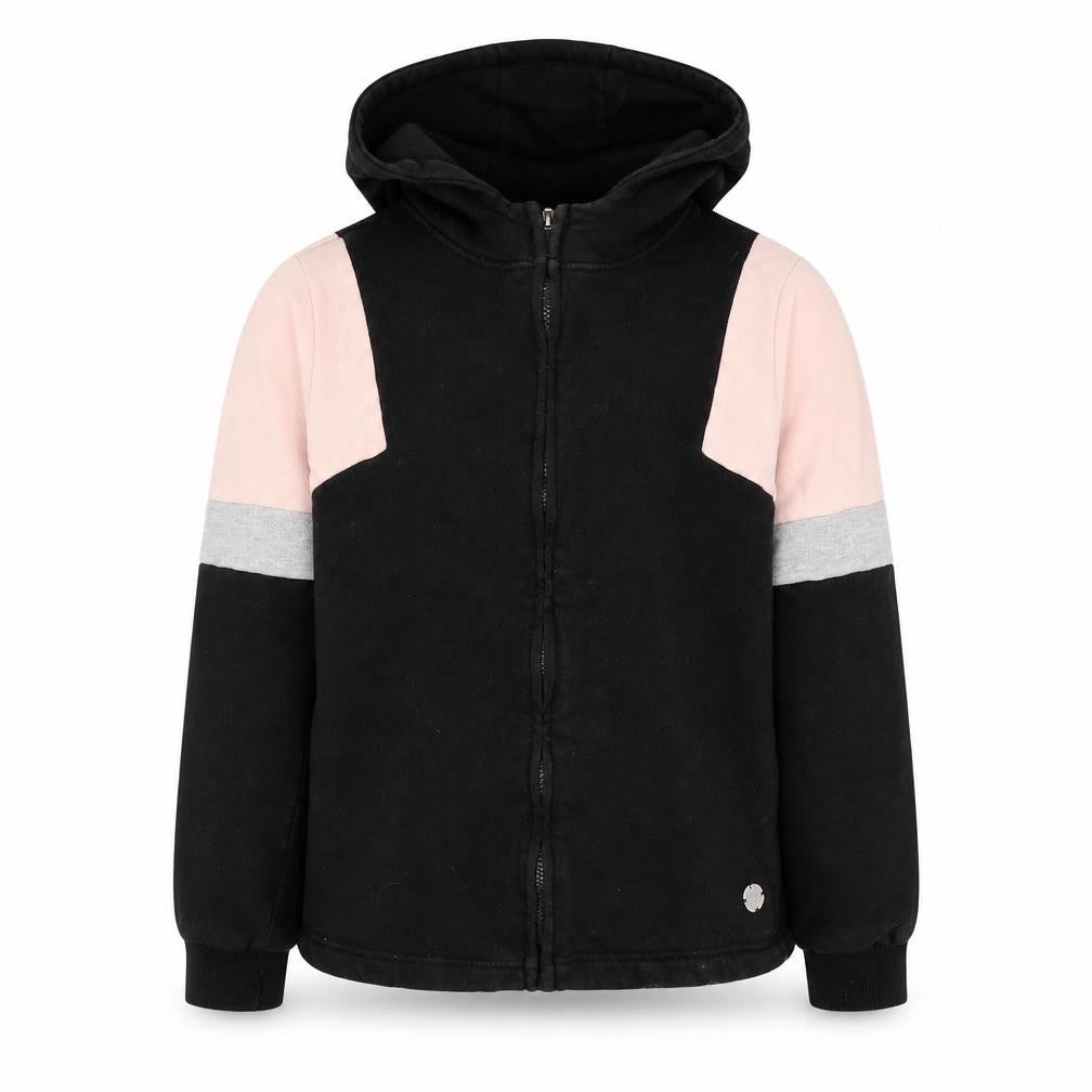 Firetrap Girls Black Full Zip Hoodie, 11-12 Years, Casual Style