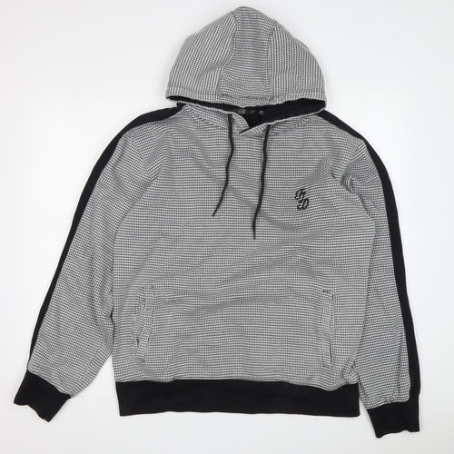 Fluid Men's Black M Pullover Hoodie