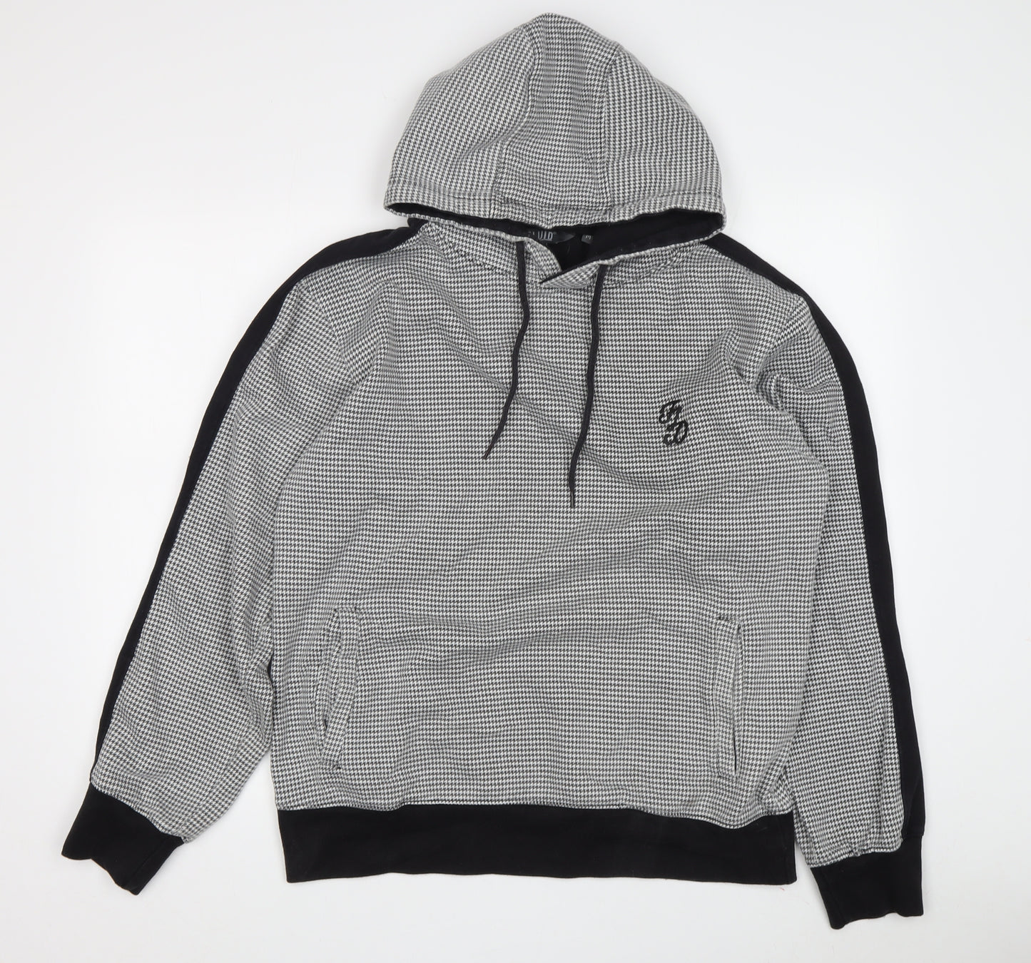 Fluid Men's Black M Pullover Hoodie