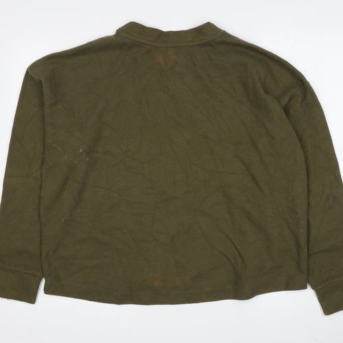 River Island Women's Green Pullover Sweatshirt M