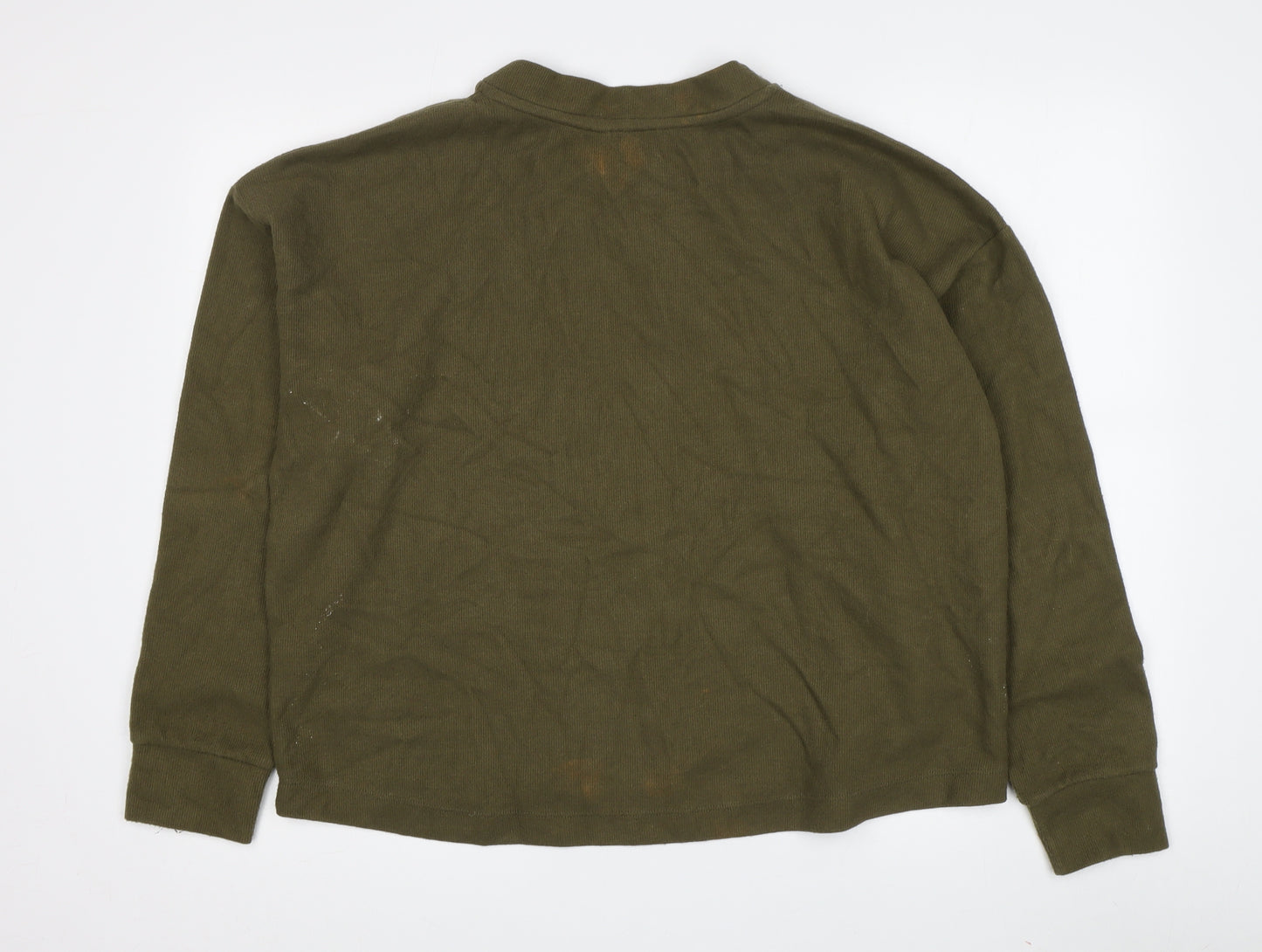 River Island Women's Green Pullover Sweatshirt M