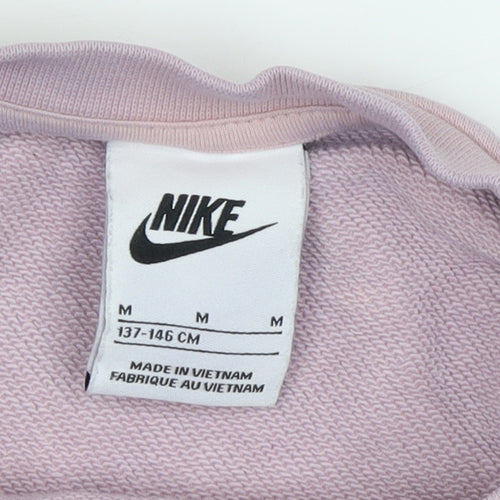 Nike Unisex Kids Pink Sweatshirt Size 8-9 Years