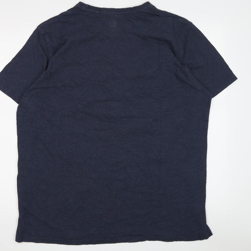 Volkswagen Men's XL Blue Campervan Graphic T-Shirt