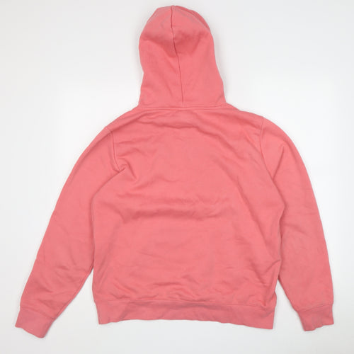 Champion Unisex Pink Pullover Hoodie Size L