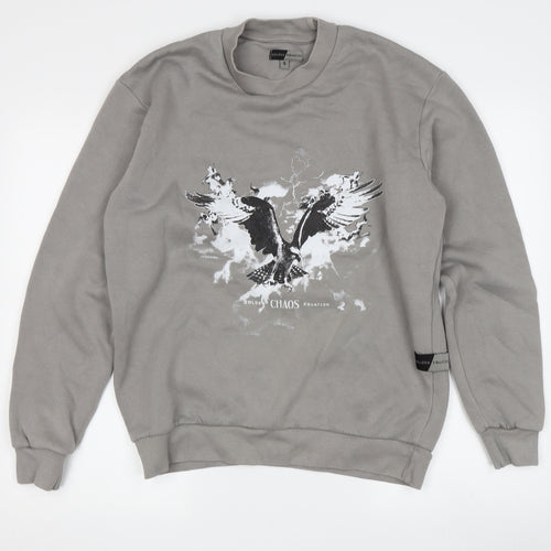 Golden Equation Men's Grey Graphic Sweatshirt S