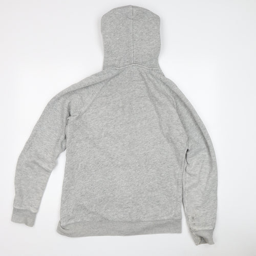 Jack Wills Women's Grey Full Zip Hoodie Size 14