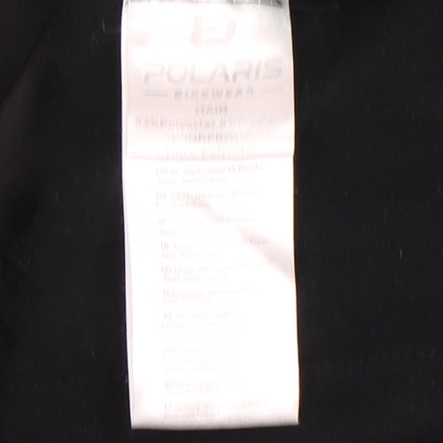 Polaris Women's Black Blue Cycling Windbreaker Jacket Size 8