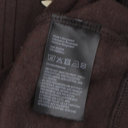 H&M Teens Brown Owl Hoodie Size 146, Full Zip