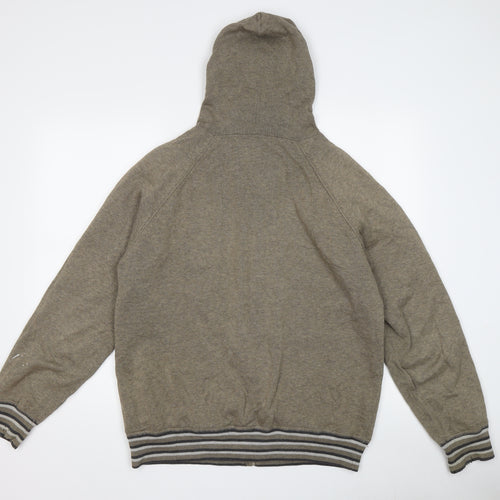 Next Men's Brown Full Zip Hoodie - Size M