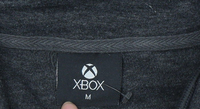 Xbox Men's Black Pullover Hoodie, Medium, Logo Accent