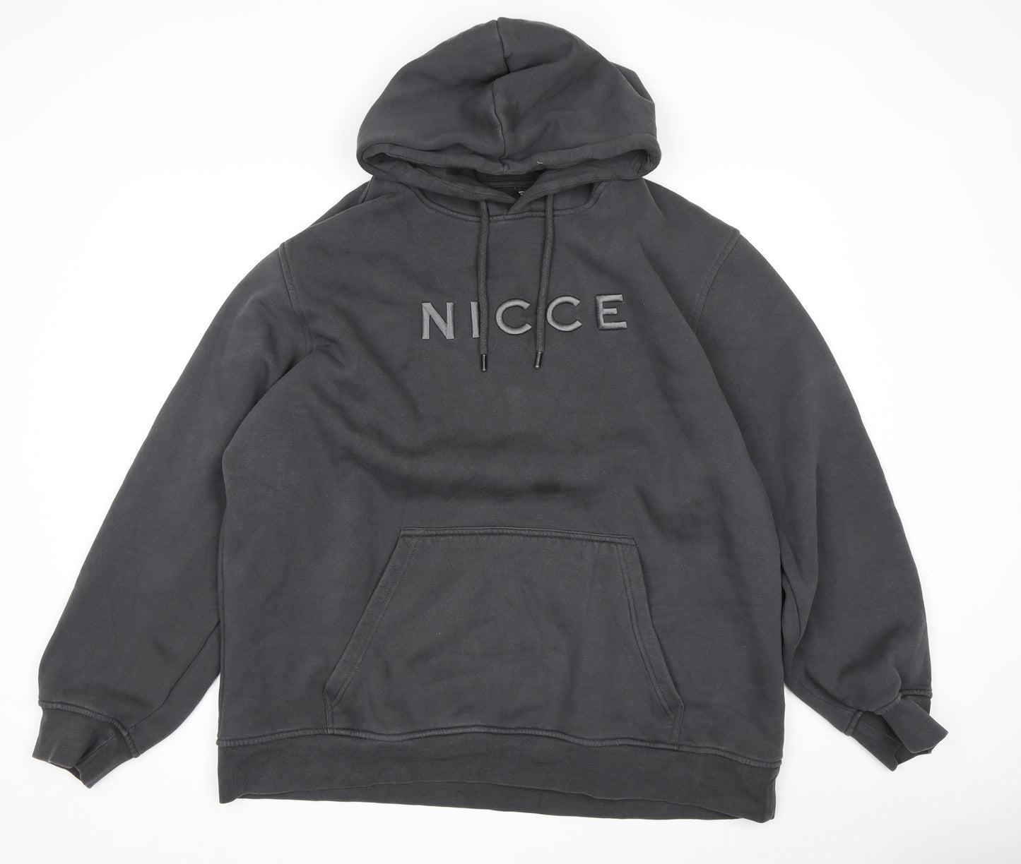 NICCE Men's Black 2XL Pullover Hoodie with Logo