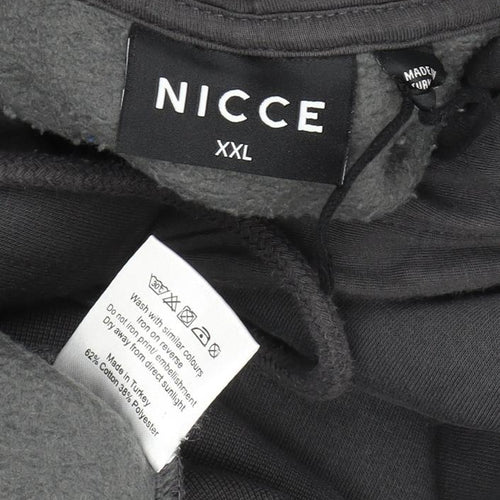 NICCE Men's Black 2XL Pullover Hoodie with Logo