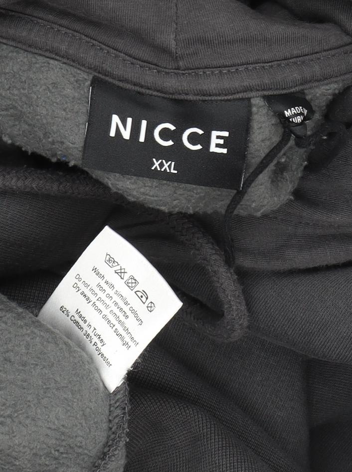 NICCE Men's Black 2XL Pullover Hoodie with Logo