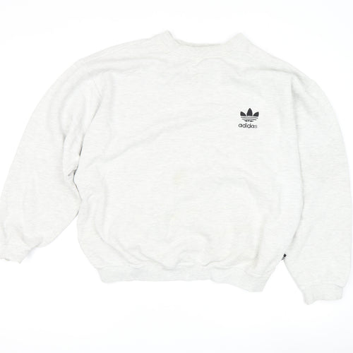 Adidas Ivory Unisex Pullover Sweatshirt, Size 16