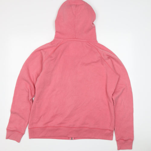 Jack Wills Women’s Pink Full Zip Hoodie Size 16