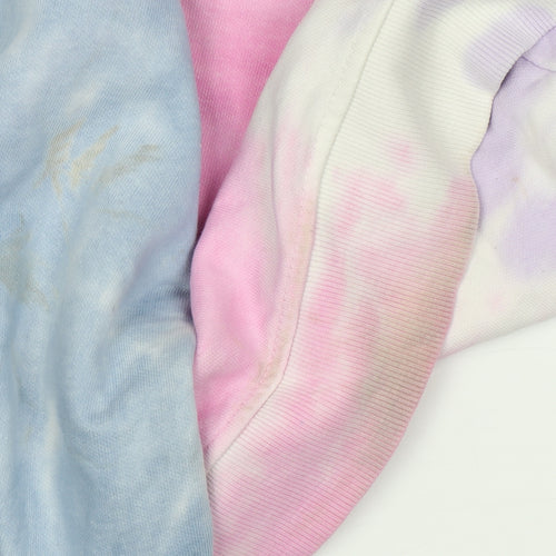 Zara Multicoloured Girls Tie-Dye Hoodie 10Y Pullover Style
